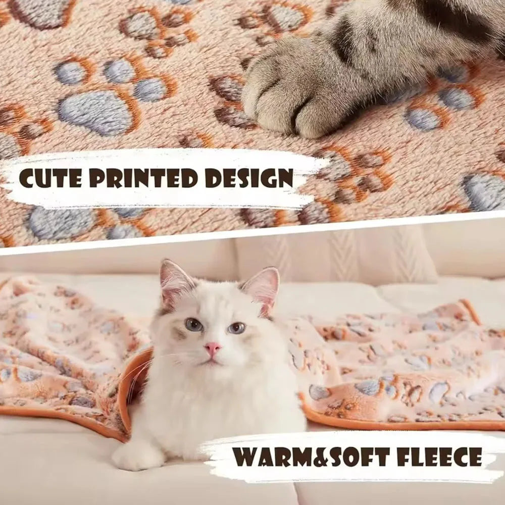 Pet Blankets Soft Breathable Dog Blanket Cute Pet Bed Mat Cozy Puppy Cushion Thin Sleeping Blankets for Cats Kitten Pet Supplies