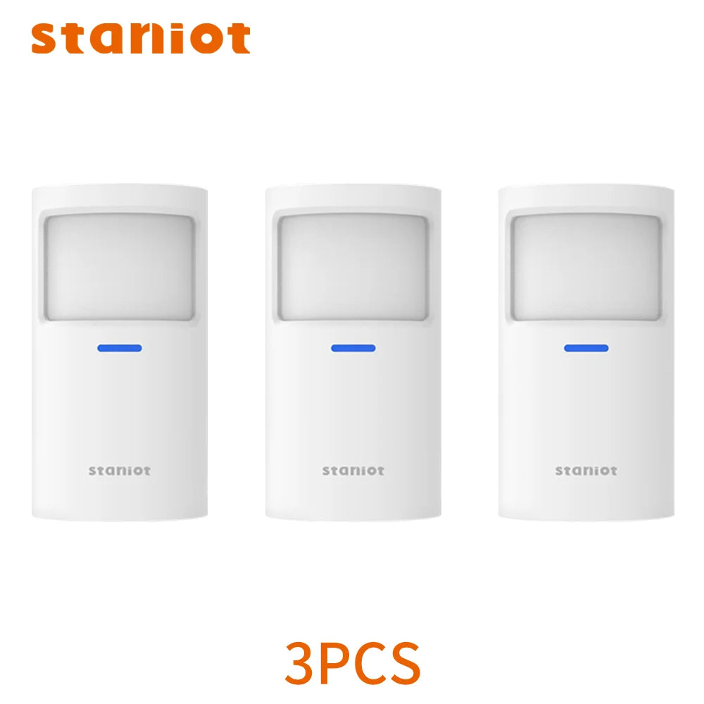 Staniot Motion Sensor PR200 Wireless 433Mhz PIR Motion Detector Security Protection Anti-Tamper Alarm for Home Alarm System