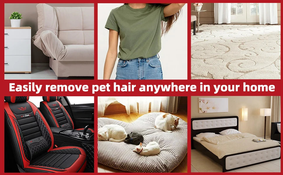 2025 update Pet Hair Remover, Washable Lint Roller for Pet Hair on Furniture Sofa Clothes ,Reuse Remove Portable Removal Tool