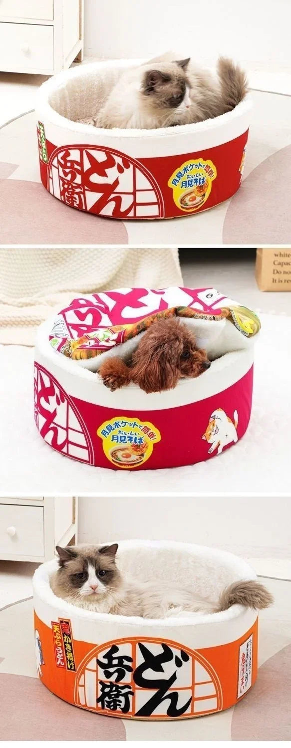 High Elasticity Dog Cat Bed Funny Removable Pet Supplies Easy To Clean Pet Accessories Printed Lamb Wool Material Cat Mats