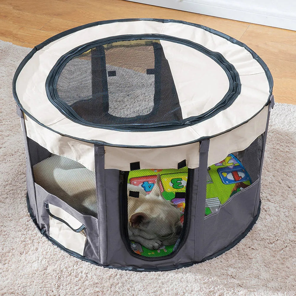 Tieker Foldable Cat Delivery Room Pet Supplies Cat Bed Portable Pet Tent Breathable Cat and Dog Dual-purpose Tent