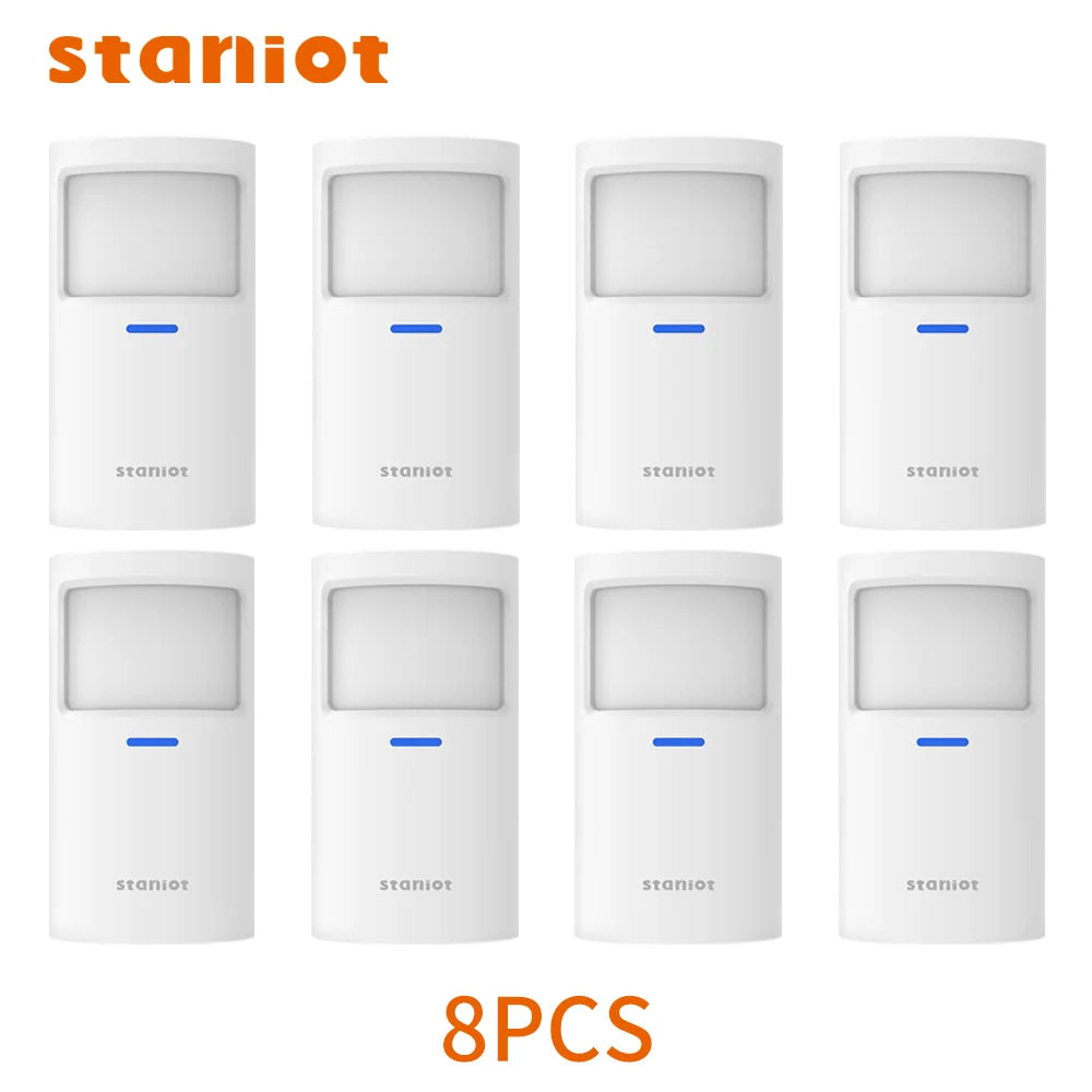 Staniot Motion Sensor PR200 Wireless 433Mhz PIR Motion Detector Security Protection Anti-Tamper Alarm for Home Alarm System