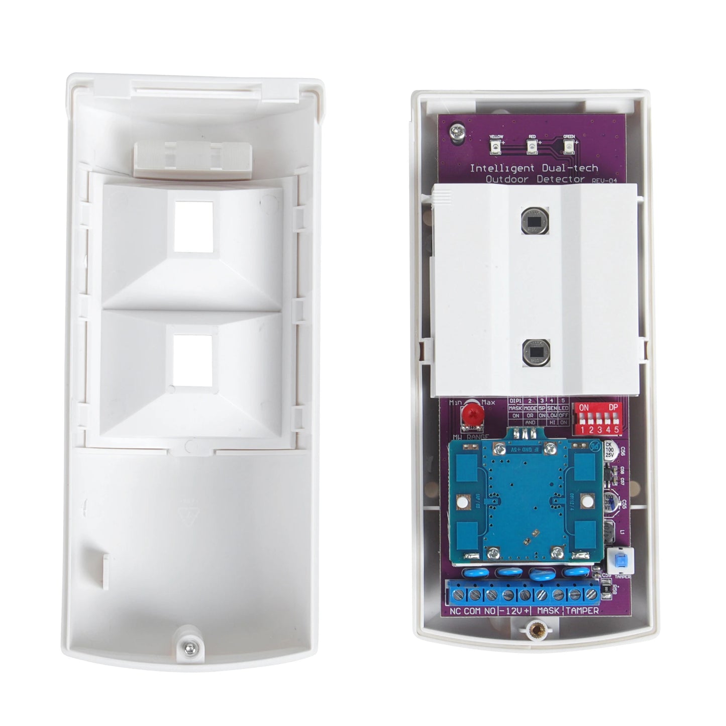 Outdoor Wired PIR Microwave Motion Sensor Pet Immune 25KG 100° 12-Meter Detecting Range For Burglar Alarm System