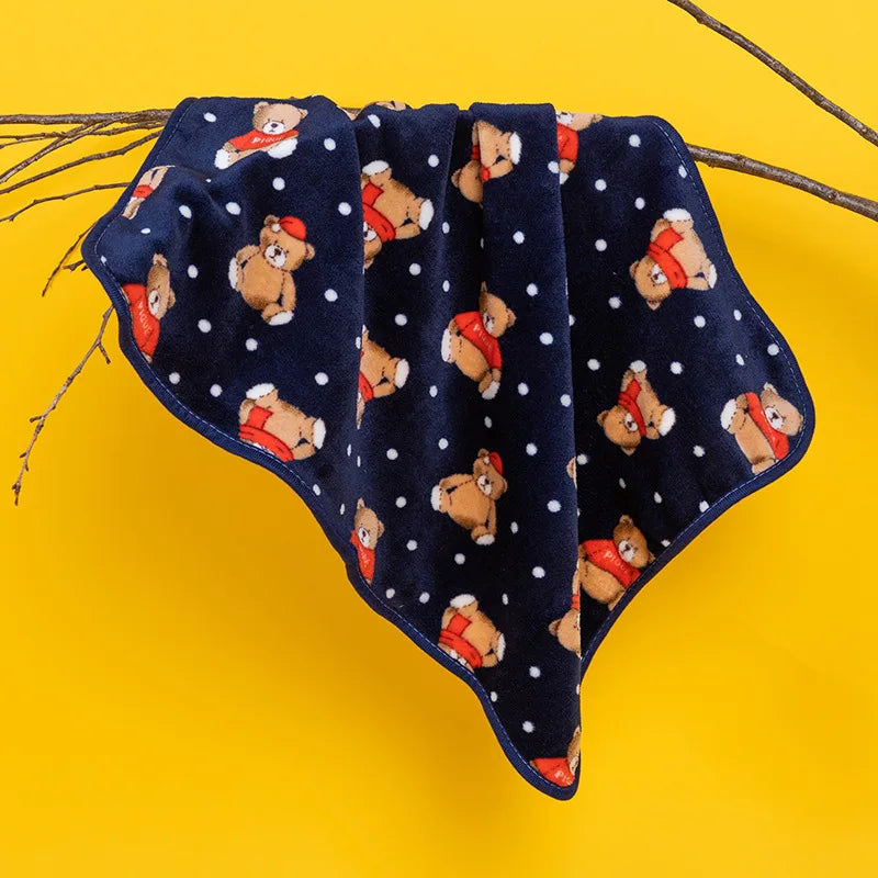 Warm Soft Pet Dog Blanket Mat Plush Thin Pet Sleeping Blanket for Dogs Cats Warm Breathable Cat Cover Blanket Pet Dog Supplies