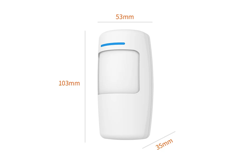 Staniot Smart Wireless PIR Motion Detector Human Body Infrared Home Security Burglar Alarm Sensor 433Mhz For Anti-Theft Panel