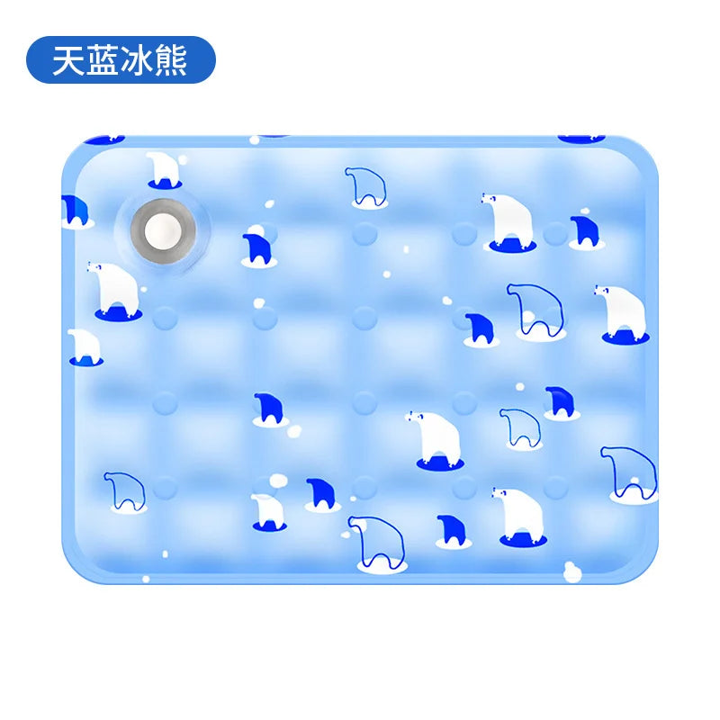 Cooling Pad Ice Mat Summer Pet Dry Ice Crystal Powder Water Injection Dog Cat Cool Mat
