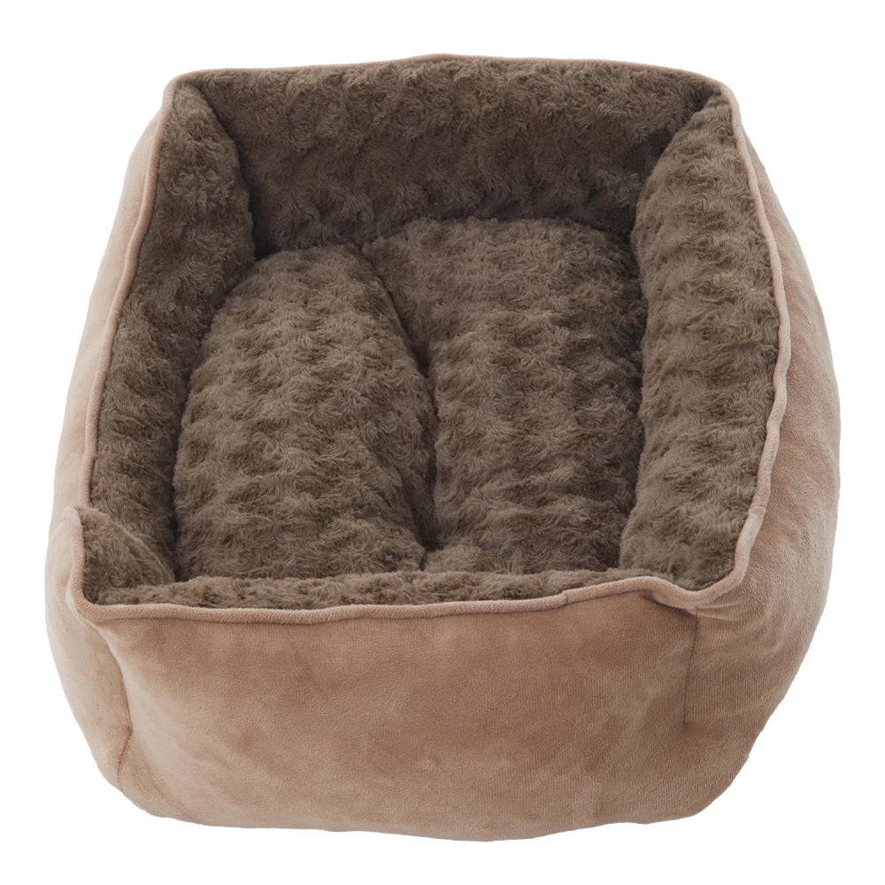 Tieker Furry Pet Bed Cat Bed Dog Bed Sleeping Mat Suitable for Large, Medium and Small Pets