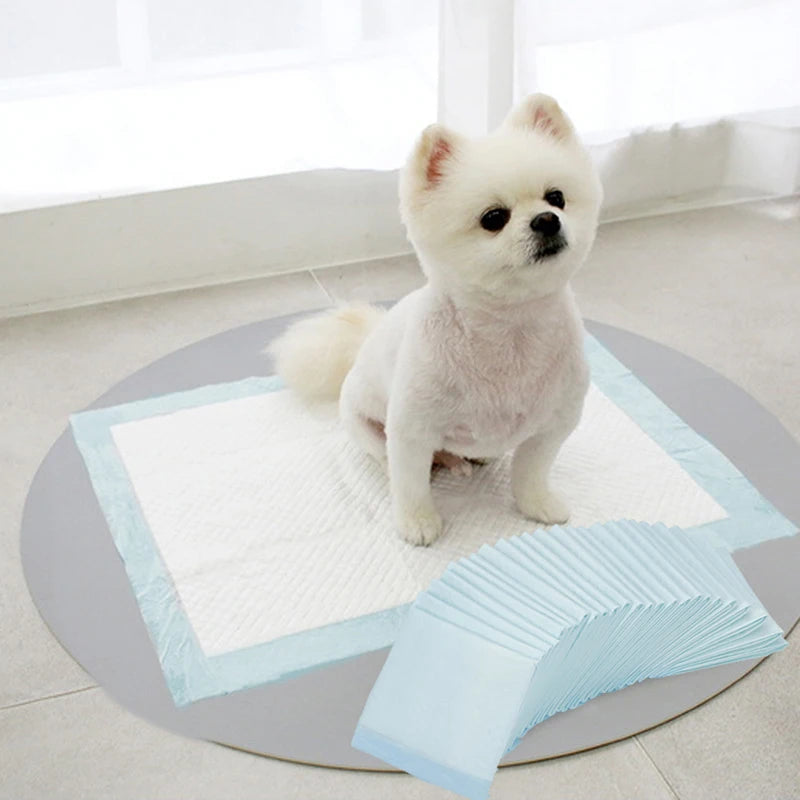 Tieker 20/40/50 pieces of disposable extra thick pet diapers pet training pads super absorbent cats and dogs pet supplies