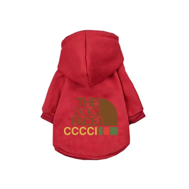 Dog Hoodie Pet Jacket Autumn Winter Outdoor Clothes Small Medium Dog Sweater French Bulldog Warm Luxury Designer Dogs Clothes