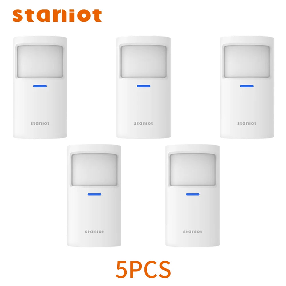 Staniot Motion Sensor PR200 Wireless 433Mhz PIR Motion Detector Security Protection Anti-Tamper Alarm for Home Alarm System