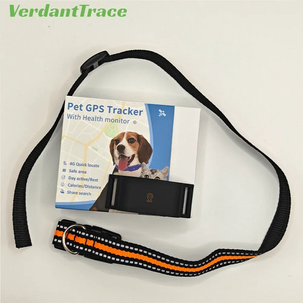 Waterproof 4G GPS Pet Tracker Mini Body Camera for Dog Cat Outdoor Adventures Smart Collar Tracking Video Recording VerdantTrace