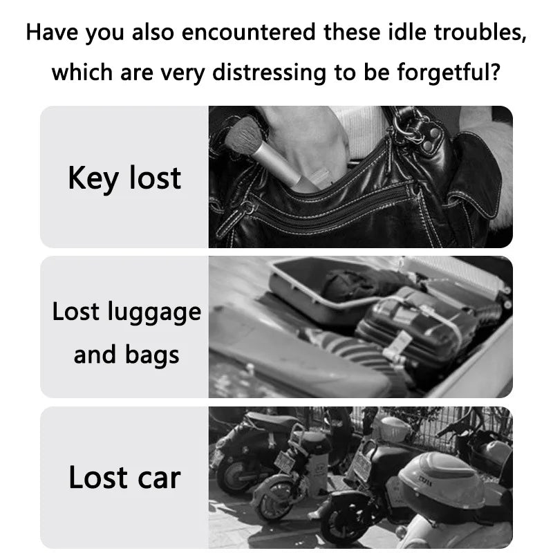 Anti-Lost GPS Tracker Locator Finder Bluetooth-compatible Smart Activity Tracker Real-Time Global Location Tracker for Dogs Cats