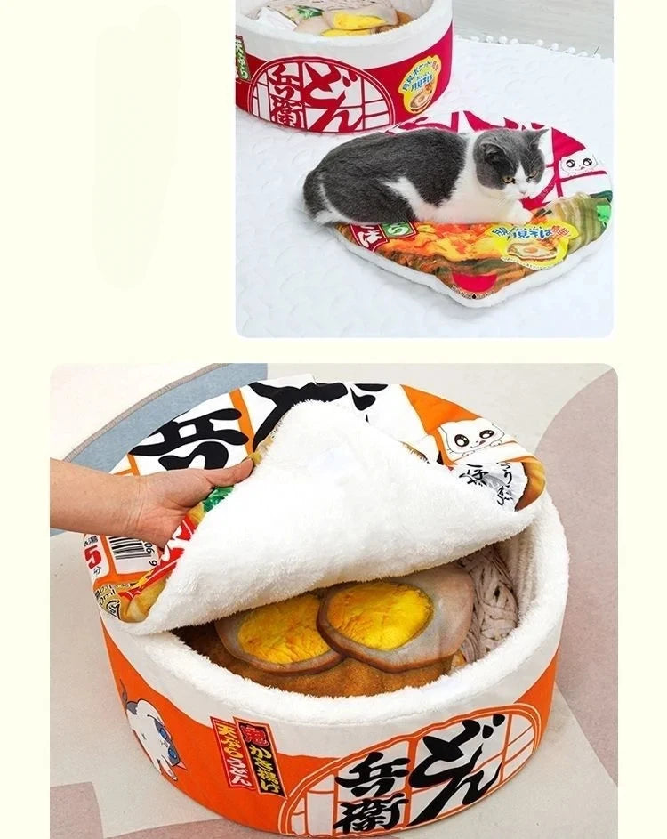 High Elasticity Dog Cat Bed Funny Removable Pet Supplies Easy To Clean Pet Accessories Printed Lamb Wool Material Cat Mats
