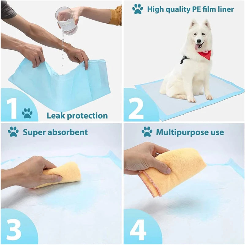Voltsify Premium Disposable Pet Training Pads, Super Absorbent, Leak-Proof, and Hygienic for Puppies, Senior Pets