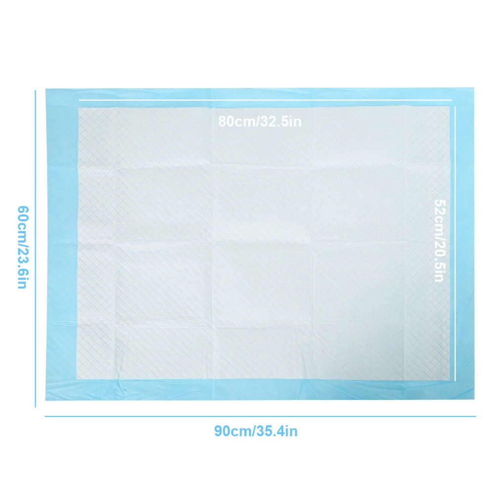 50pc Pet Diaper 60*90cm 60*60cm Dogs Diapers Disposable Puppy Training Pee Pads Quick Dry Surface Mat Clean Cushion Dog Supplie