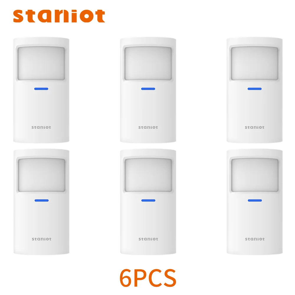 Staniot Motion Sensor PR200 Wireless 433Mhz PIR Motion Detector Security Protection Anti-Tamper Alarm for Home Alarm System