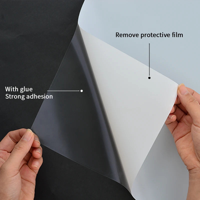 PET Self-adhesive Desktop Protective Film Anti-scratch Heat Resistant Furniture Stickers HD Transparent Waterproof Kitchen Decor