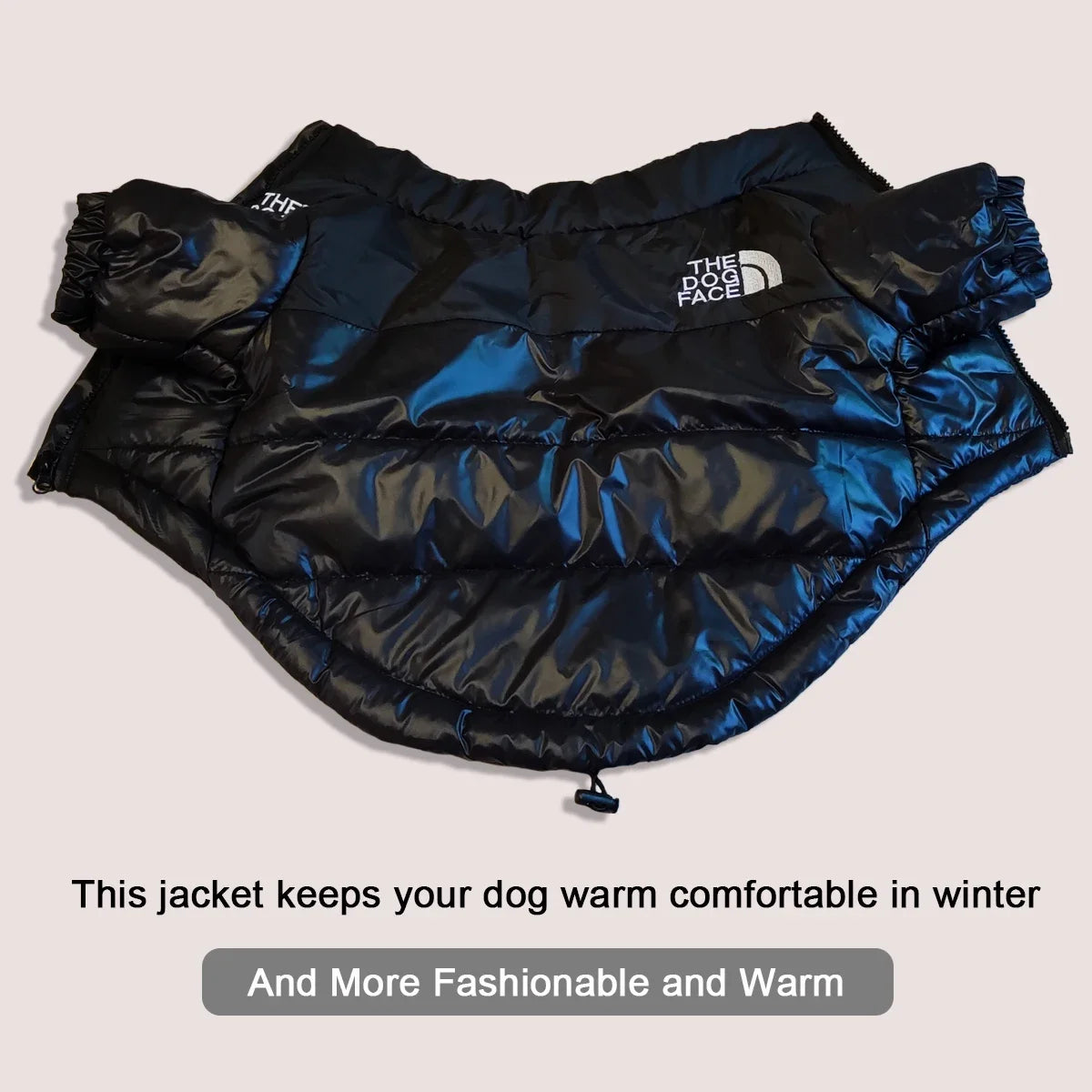 Large Winter Pets Dog Clothes French Bulldog Puppy Warm Windproof Jacket Small Medium Dog Reflective Coat Chihuahua Pet Outfits