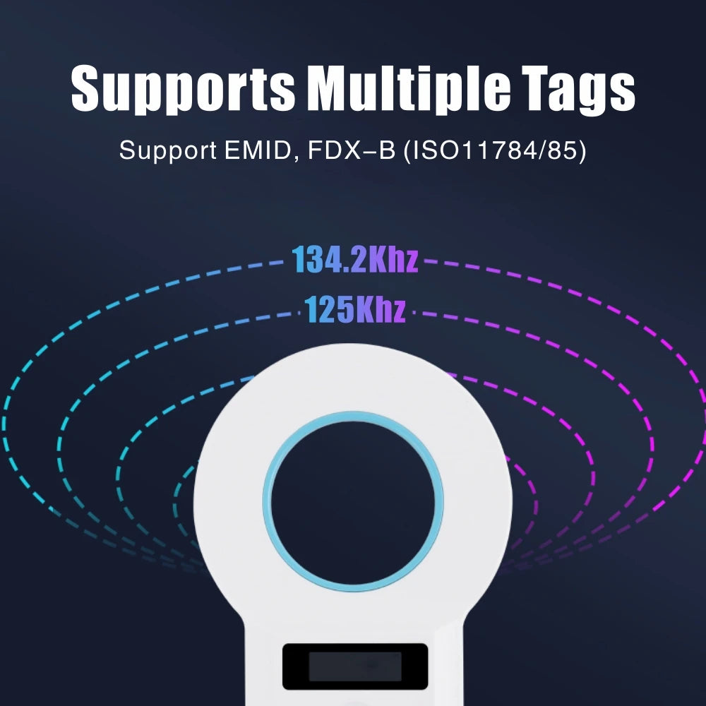 Usb2.0 134.2khz Rfid Animal Reader 15 Digits Pet Id Scanner Emid Fdx-b Iso 11784/85 Microchip Tag Registration For Cow Fish Dog