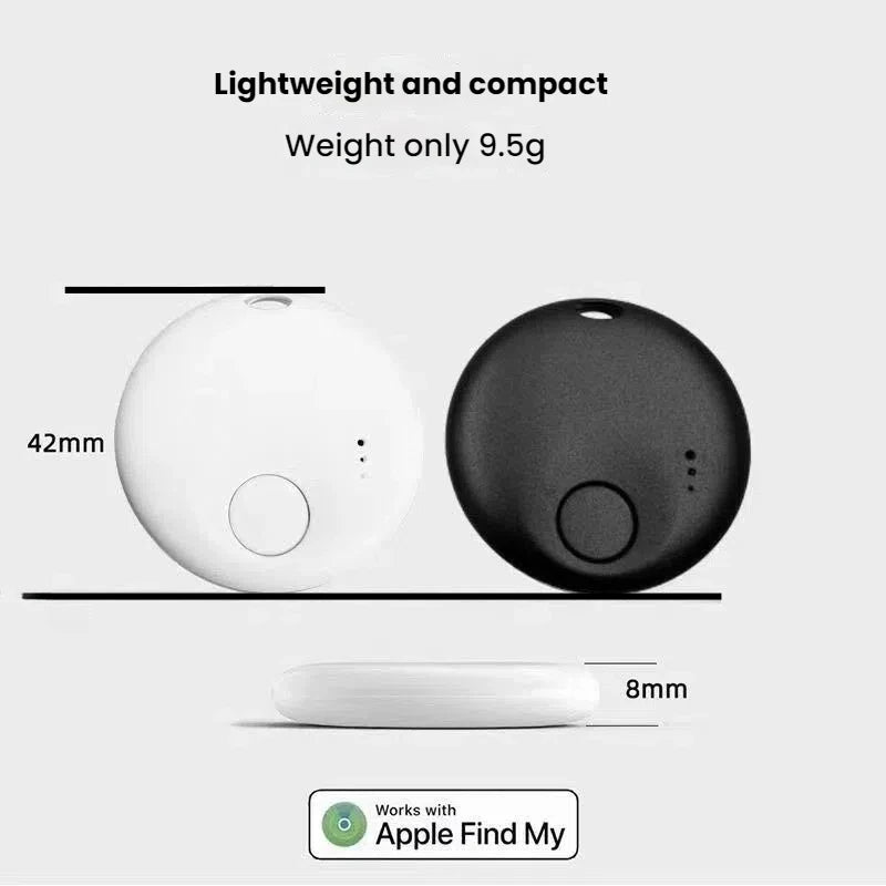 Smart Bluetooth GPS Tracker Tag Compatible with Apple Find My App for Pet Luggage Earbud Finder Wireless Tracking Device