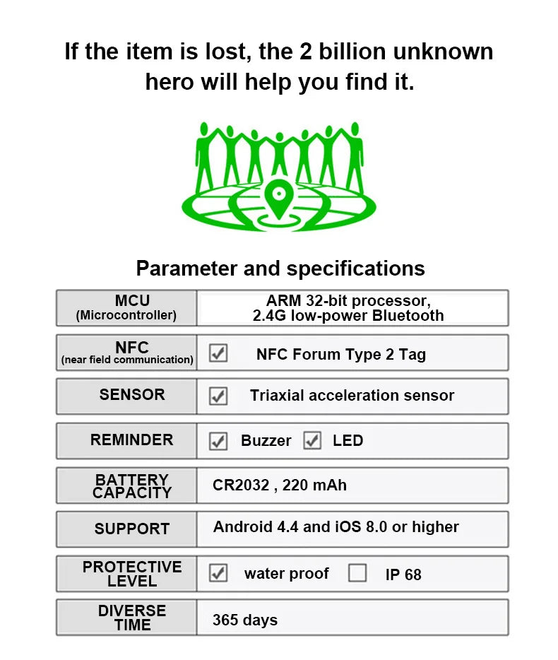 Findmy Tag Global Pet Locator for cats and dogs tracking locating artifact