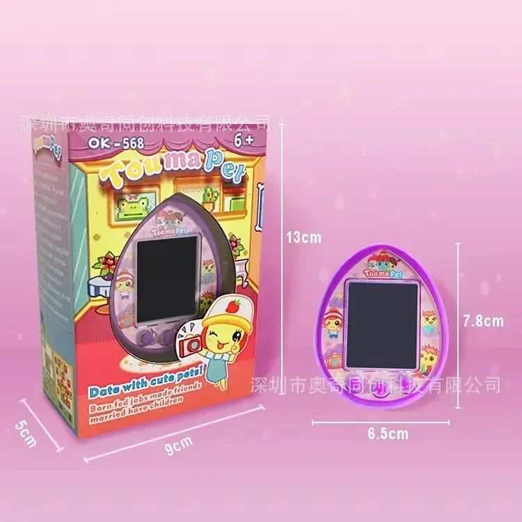 Hot Tamagotchi Toumapet Photograph Virtual Pet Machine Wechat Interaction Make Friends Usb Charging Electronic Pets Game Conso