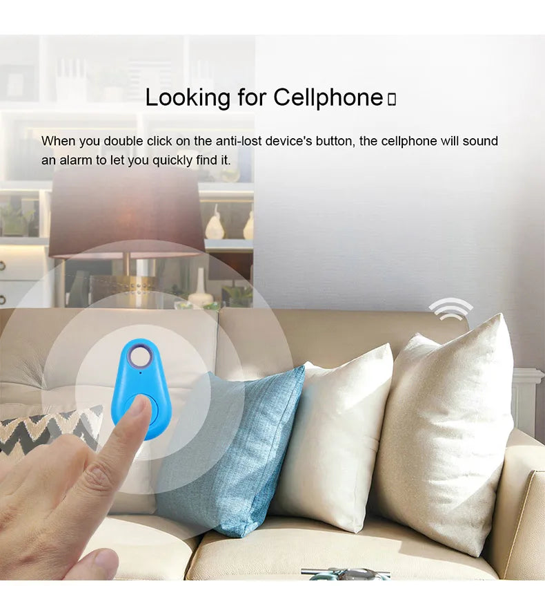 Smart Bluetooth GPS Tracker, Key Locator, Pet Anti-Lost Sensor Device, With Bluetooth, For Kids, Wallets, Luggage, Suitcases