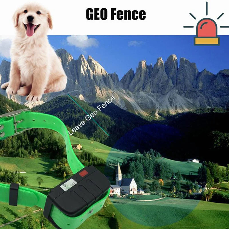 Pet Tracker Gps Collar for Dogs Gps Tracking Animal Real Time Tracking IP67 Waterproof Hound Locator for Medium Large Dogs