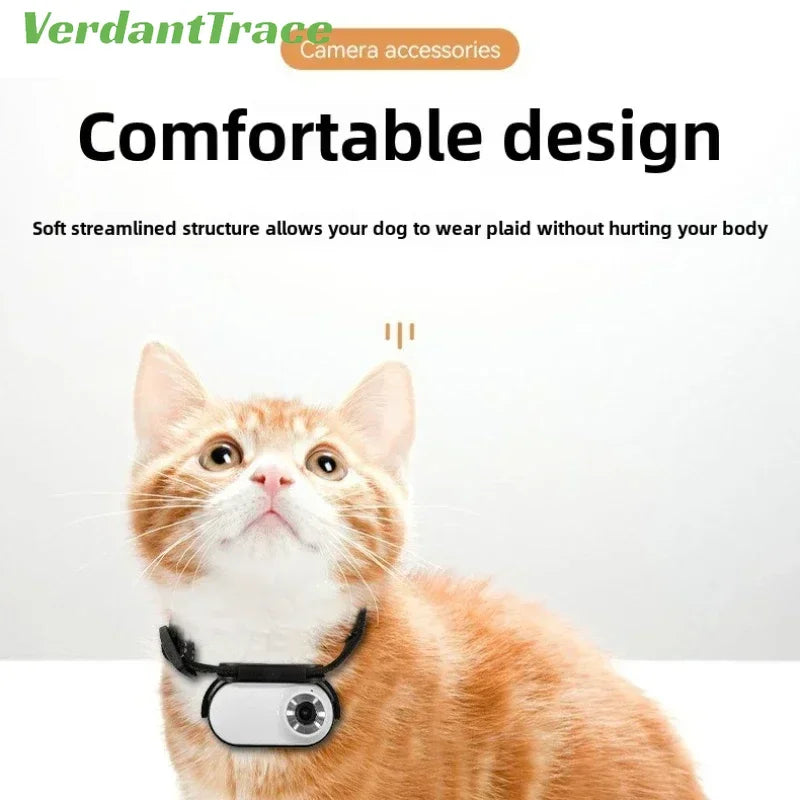 Waterproof 4G GPS Pet Tracker Mini Body Camera for Dog Cat Outdoor Adventures Smart Collar Tracking Video Recording VerdantTrace