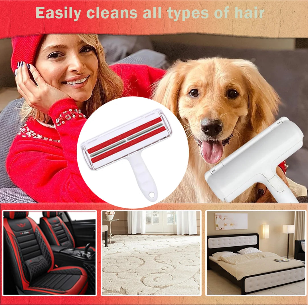 2025 update Pet Hair Remover, Washable Lint Roller for Pet Hair on Furniture Sofa Clothes ,Reuse Remove Portable Removal Tool