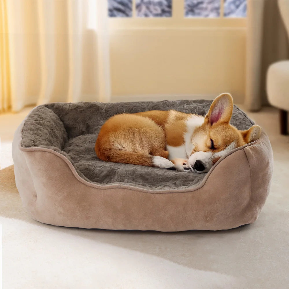 Tieker Furry Pet Bed Cat Bed Dog Bed Sleeping Mat Suitable for Large, Medium and Small Pets