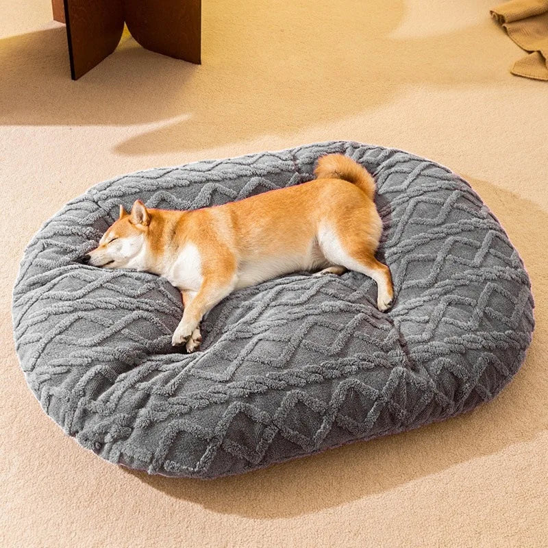 New Dog Bed for Large Medium Small Dogs Cats Sleeping Mat Non-Slip Bottom Breathable Soft Puppy Bed Durable Calming Pet Supplies