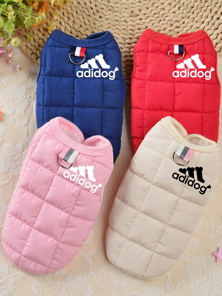 Pet Dog Clothes Adidog Dog Hoodies Autumn Winter Warm Coat for Large Dogs Jacket Sweater Puppy French Bulldog Clothing