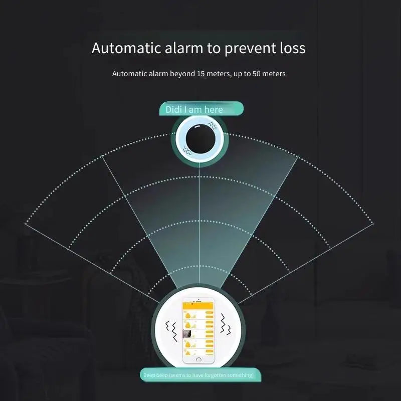 Mini GPS Bluetooth Artifact Intelligent Tracker Anti-Lost Device Pet Elderly Kids Wallet Tracking IOS Android Smart Finder