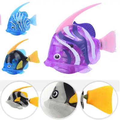 New Funny Swimming Electronic fish Activated Battery Powered Toy Pet for Fishing Tank Decorating toys