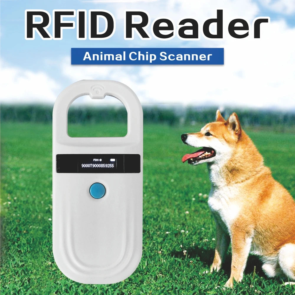 Bluetooth Iso11784/5 Fdx-b Animal Pet Id Reader Chip Transponder Usb Rfid Handheld Microchip Scanner For Dog,cats,horse