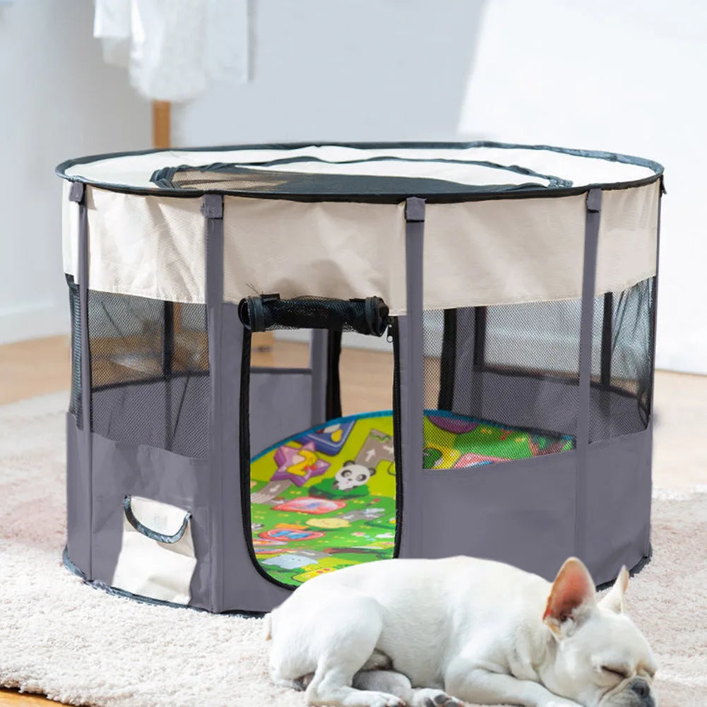 Tieker Foldable Cat Delivery Room Pet Supplies Cat Bed Portable Pet Tent Breathable Cat and Dog Dual-purpose Tent