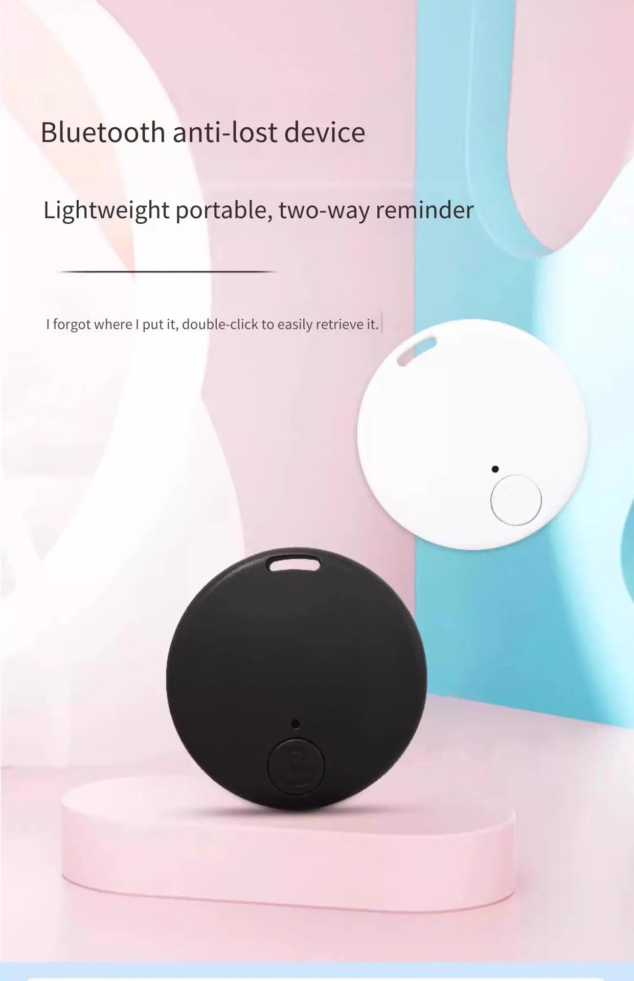 Mini GPS Bluetooth Artifact Intelligent Tracker Anti-Lost Device Pet Elderly Kids Wallet Tracking IOS Android Smart Finder