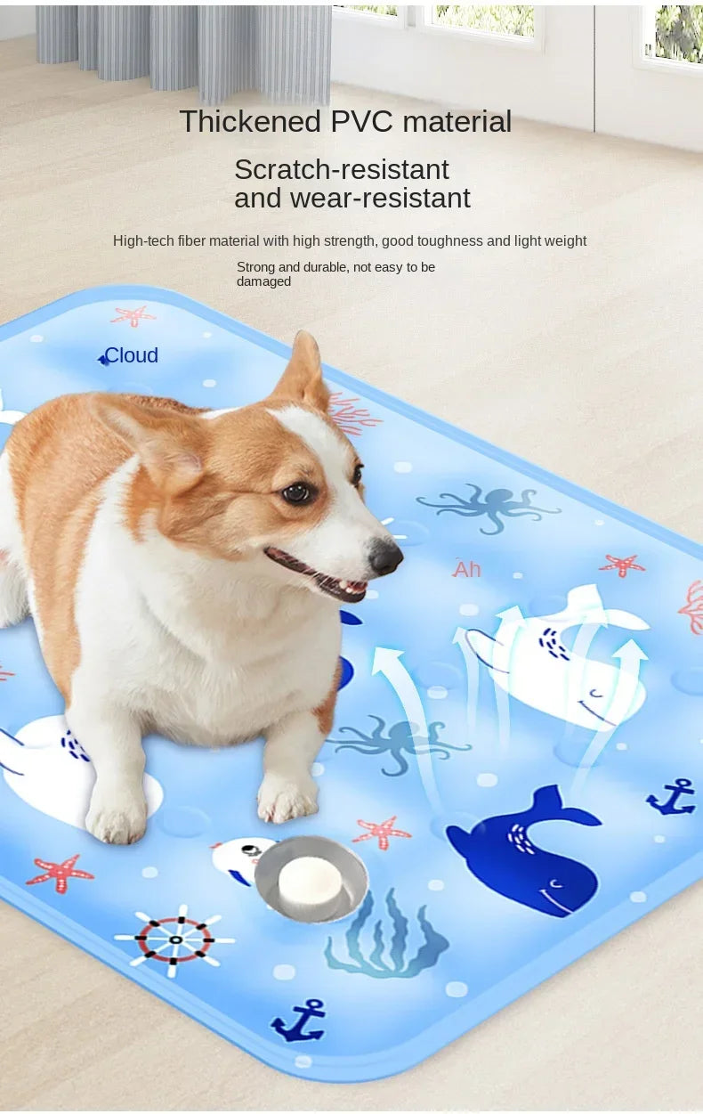 Cooling Pad Ice Mat Summer Pet Dry Ice Crystal Powder Water Injection Dog Cat Cool Mat