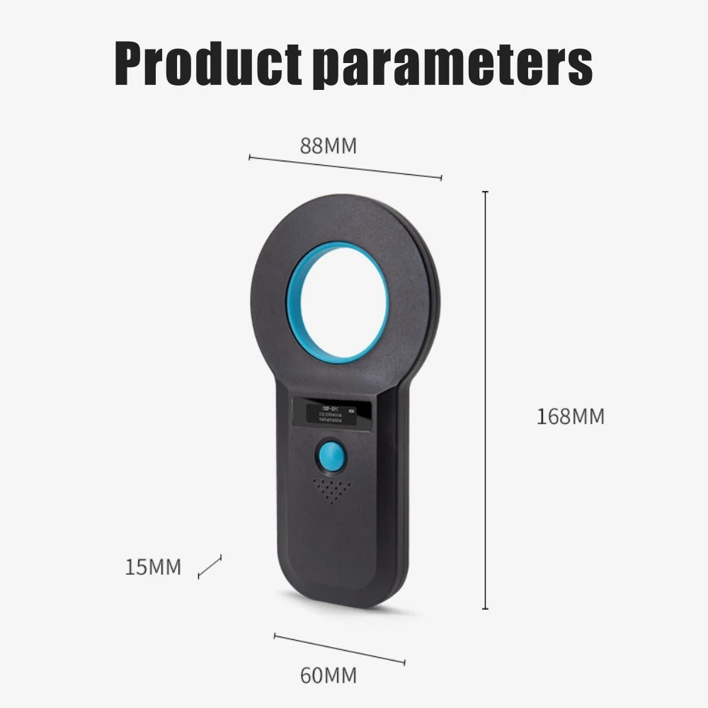 Usb2.0 134.2khz Rfid Animal Reader 15 Digits Pet Id Scanner Emid Fdx-b Iso 11784/85 Microchip Tag Registration For Cow Fish Dog