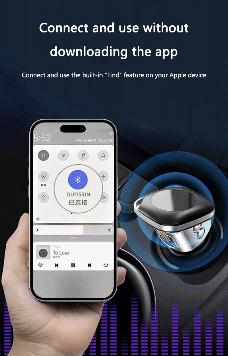 Anti-Lost GPS Tracker Locator Finder Bluetooth-compatible Smart Activity Tracker Real-Time Global Location Tracker for Dogs Cats