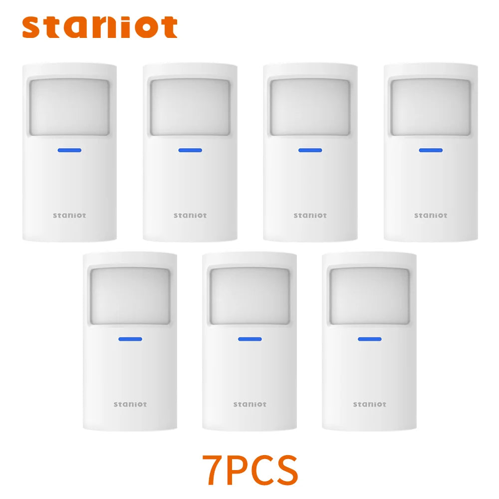 Staniot Motion Sensor PR200 Wireless 433Mhz PIR Motion Detector Security Protection Anti-Tamper Alarm for Home Alarm System