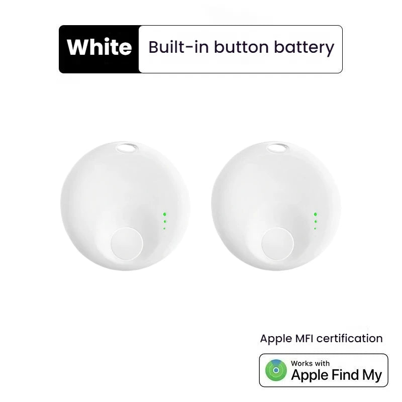 Smart Bluetooth GPS Tracker Tag Compatible with Apple Find My App for Pet Luggage Earbud Finder Wireless Tracking Device