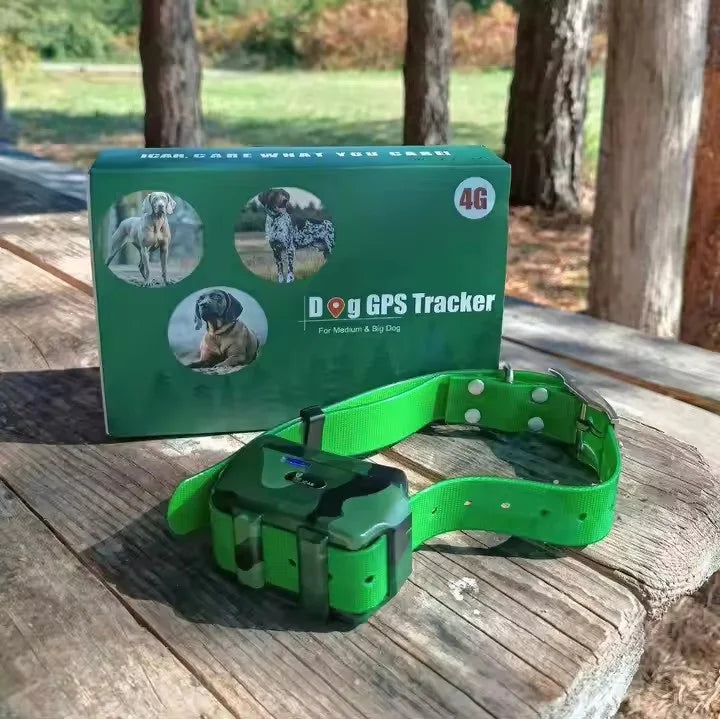4G GPS Tracker Dog Collar for Hunting Dogs Cow Sheep 4000 mAh IP68 Waterproof Pet Tracker Large Animal Collar with Free App