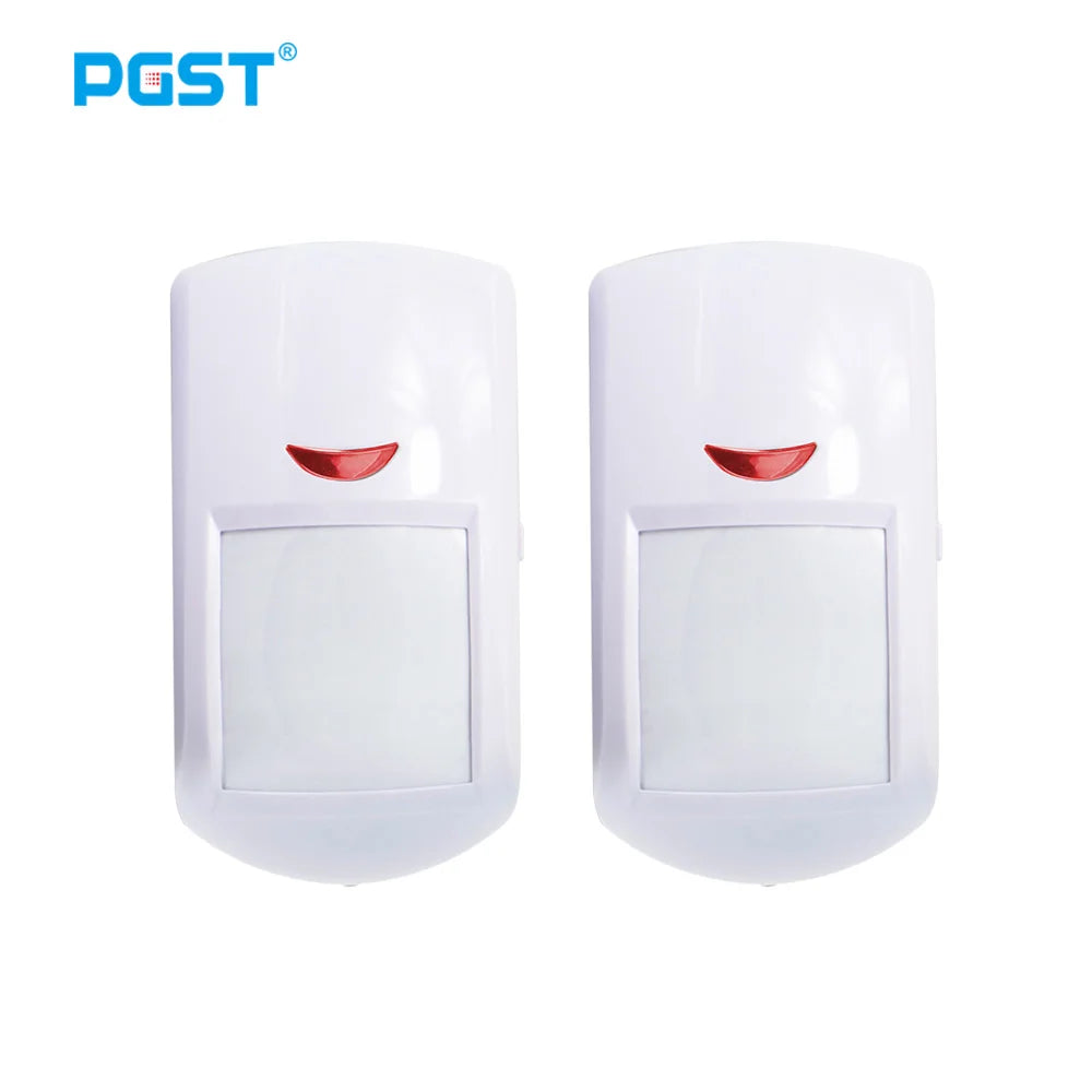 PGST PA96R Pet Immune Motion Detector Infared Wireless PIR Sensor Compatible with RF 433MHz Alarm System Security
