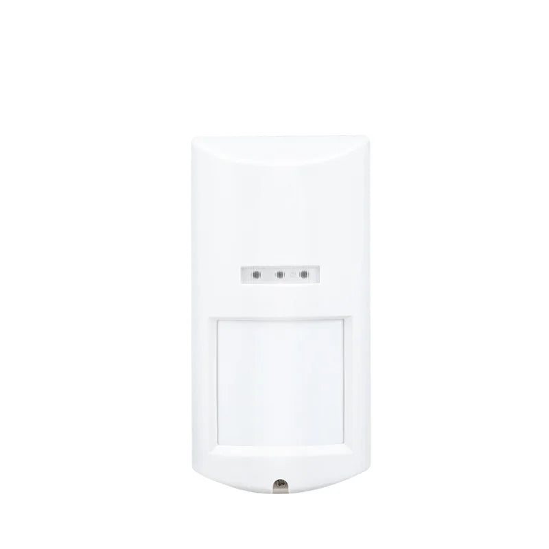 433MHz Wireless PIR MW Motion Sensor 100° 12M Detection, IP65 Waterproof for Indoor/Outdoor Use, Pet Immune for Burglar Alarm