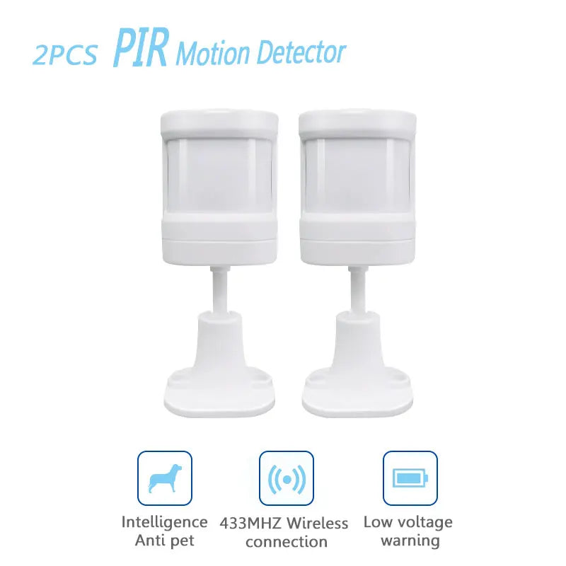 433Mhz Wireless PIR Motion Sensor Infrared Detector For Home Alarm System Intelligent Smart Home Pet Immunity With Battery
