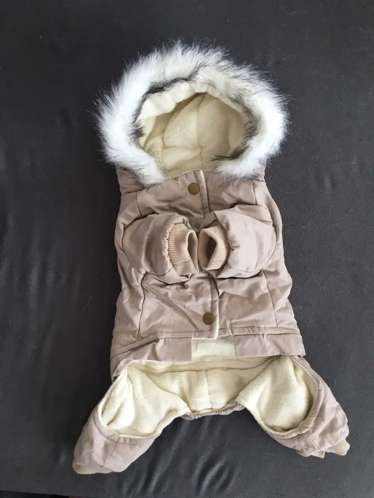 Pet Dog Clothes Winter Warm Dog Jeans Coat Jumpsuit Thicken Pet Clothing For Yorkshire Teddy Dogs Costume Puppy Clothes Jackets