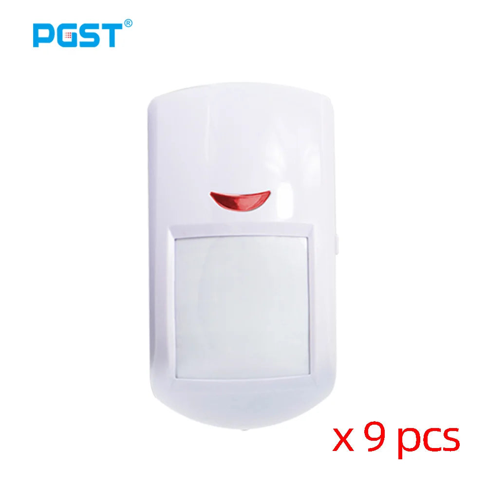 PGST PA96R Pet Immune Motion Detector Infared Wireless PIR Sensor Compatible with RF 433MHz Alarm System Security