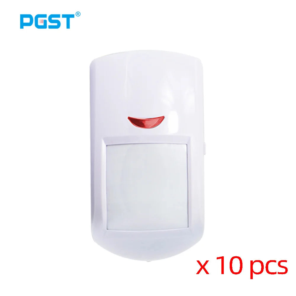 PGST PA96R Pet Immune Motion Detector Infared Wireless PIR Sensor Compatible with RF 433MHz Alarm System Security